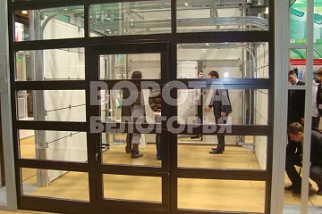 Алютех ворота панорамного типа Алютех ворота панорамного типа