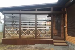 Рольставни для беседки  Рольставни для беседки