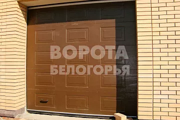 Алютех ворота Филёнка 8014 Алютех ворота Филёнка 8014